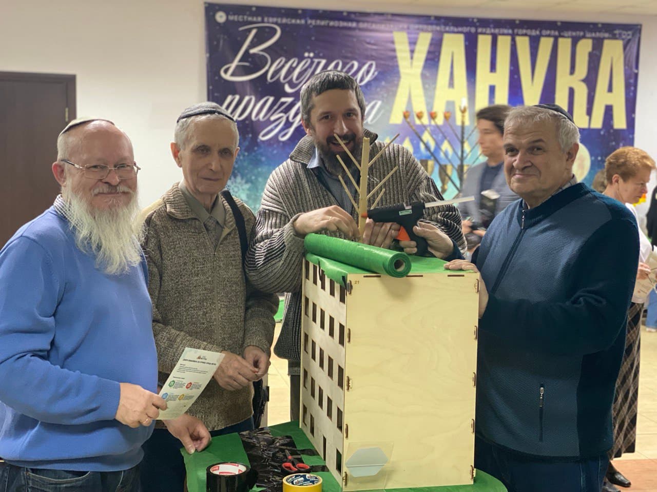 Празднование Хануки в еврейской общине Орла