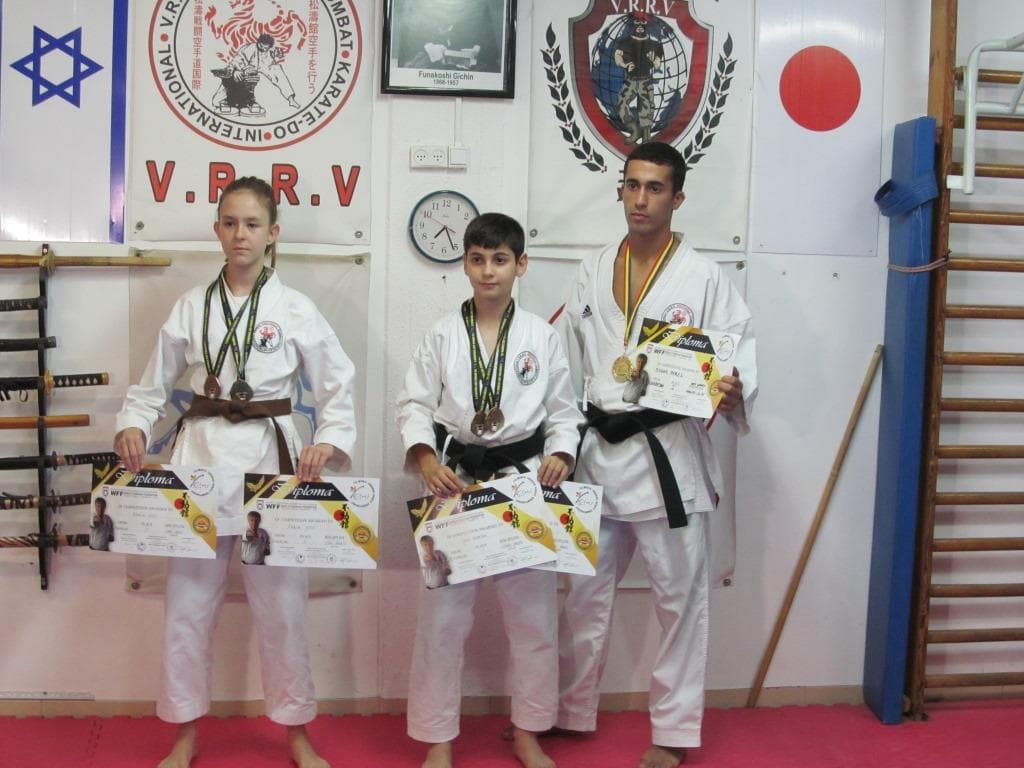 Израильские спортсмены вернулись с Чемпионата мира по карате с золотыми медалями