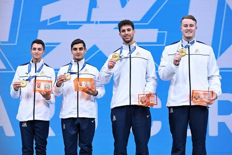 Израильтяне завоевали «золото» Всемирных игр по акробатической гимнастике