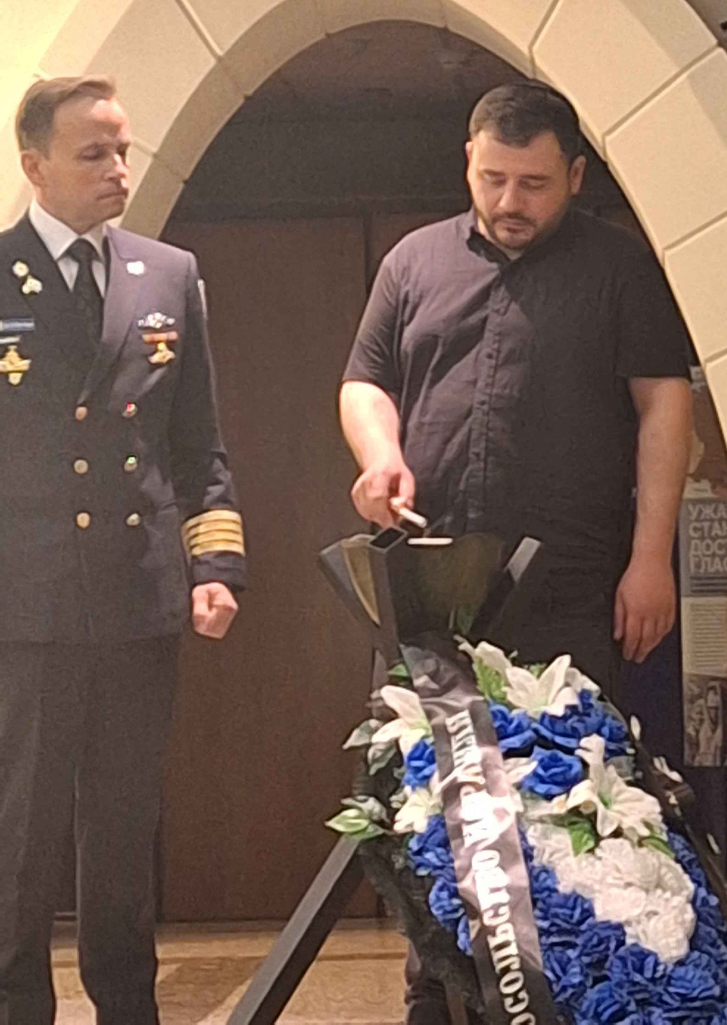 Церемония в честь Дня памяти павших в войнах Израиля состоялась в Москве