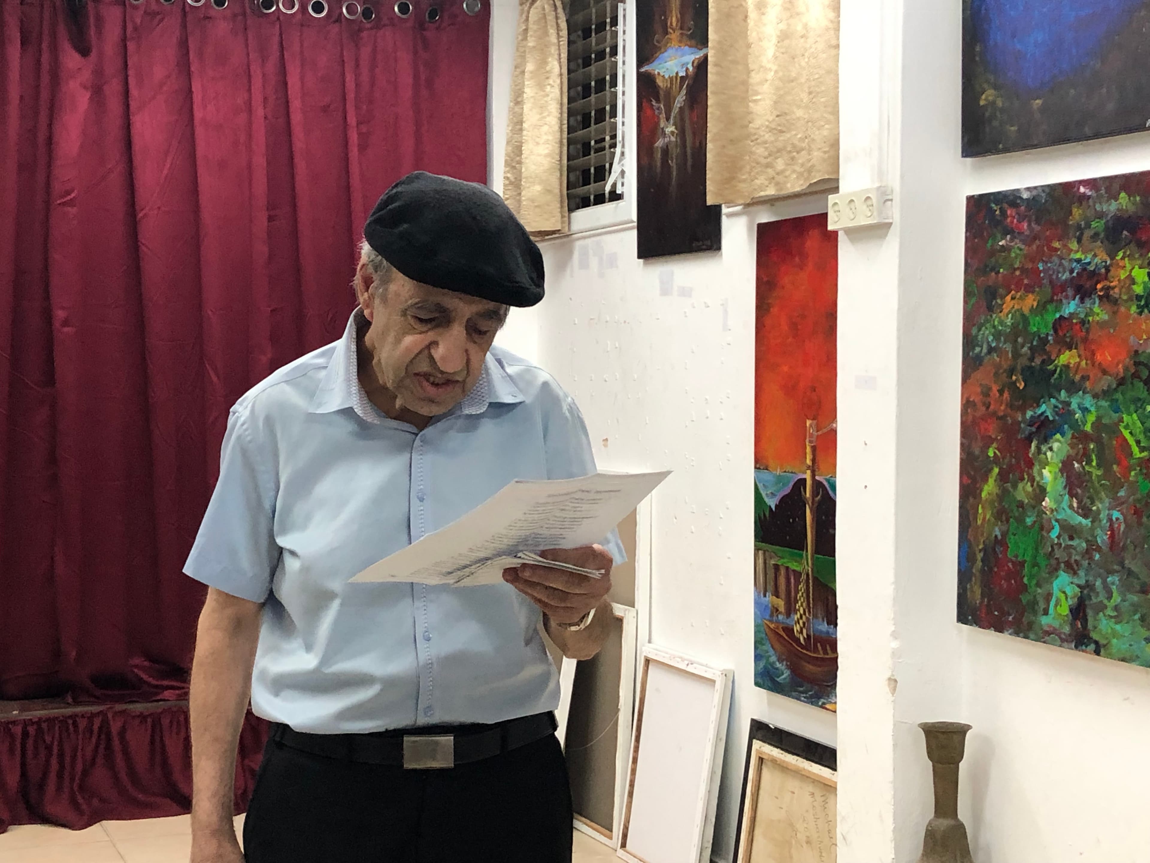 Бат-Ям: открытие PEN-клуба при студии «Пером и кистью»