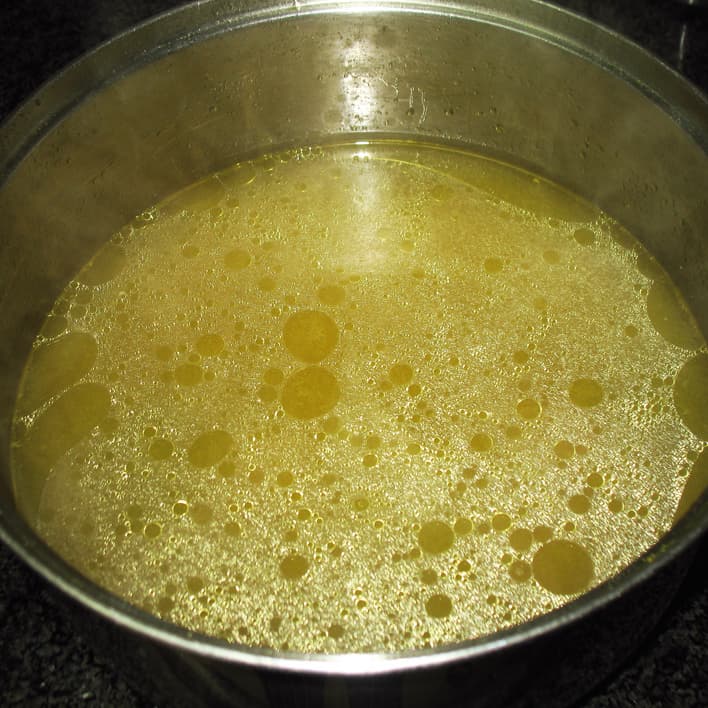 Куриный суп с белой фасолью