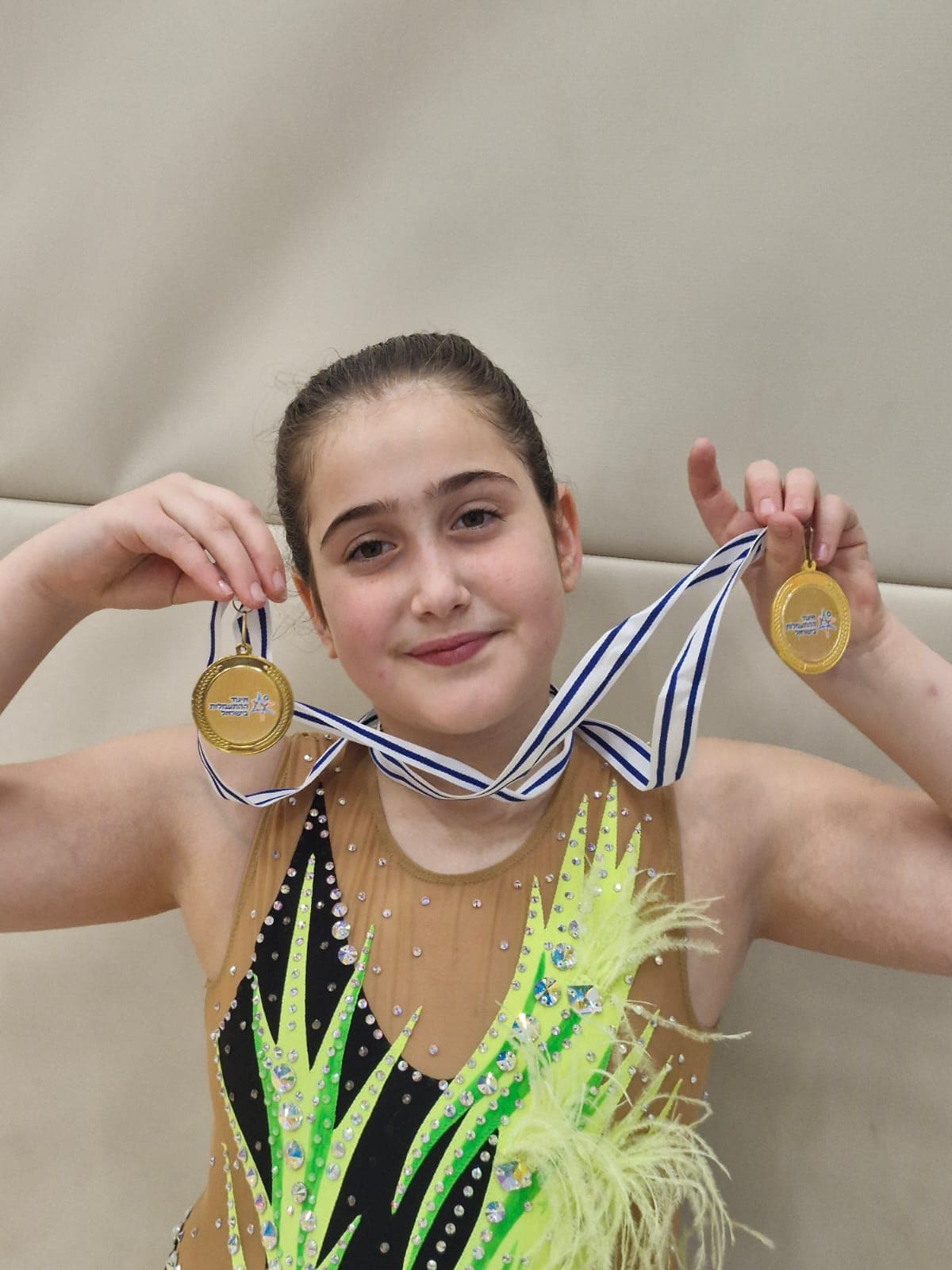 Адель Левиева завоевала «золото» на Чемпионате Израиля по художественной гимнастике