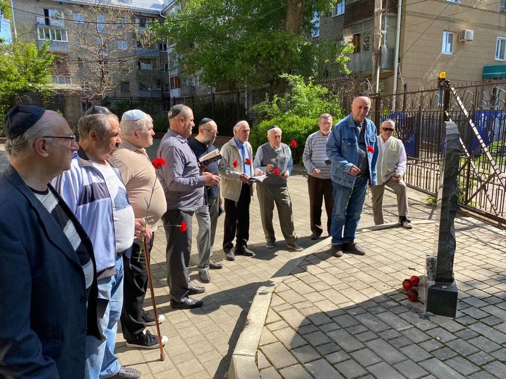 В воронежской синагоге зажгли свечи в честь Дня Спасения и Освобождения
