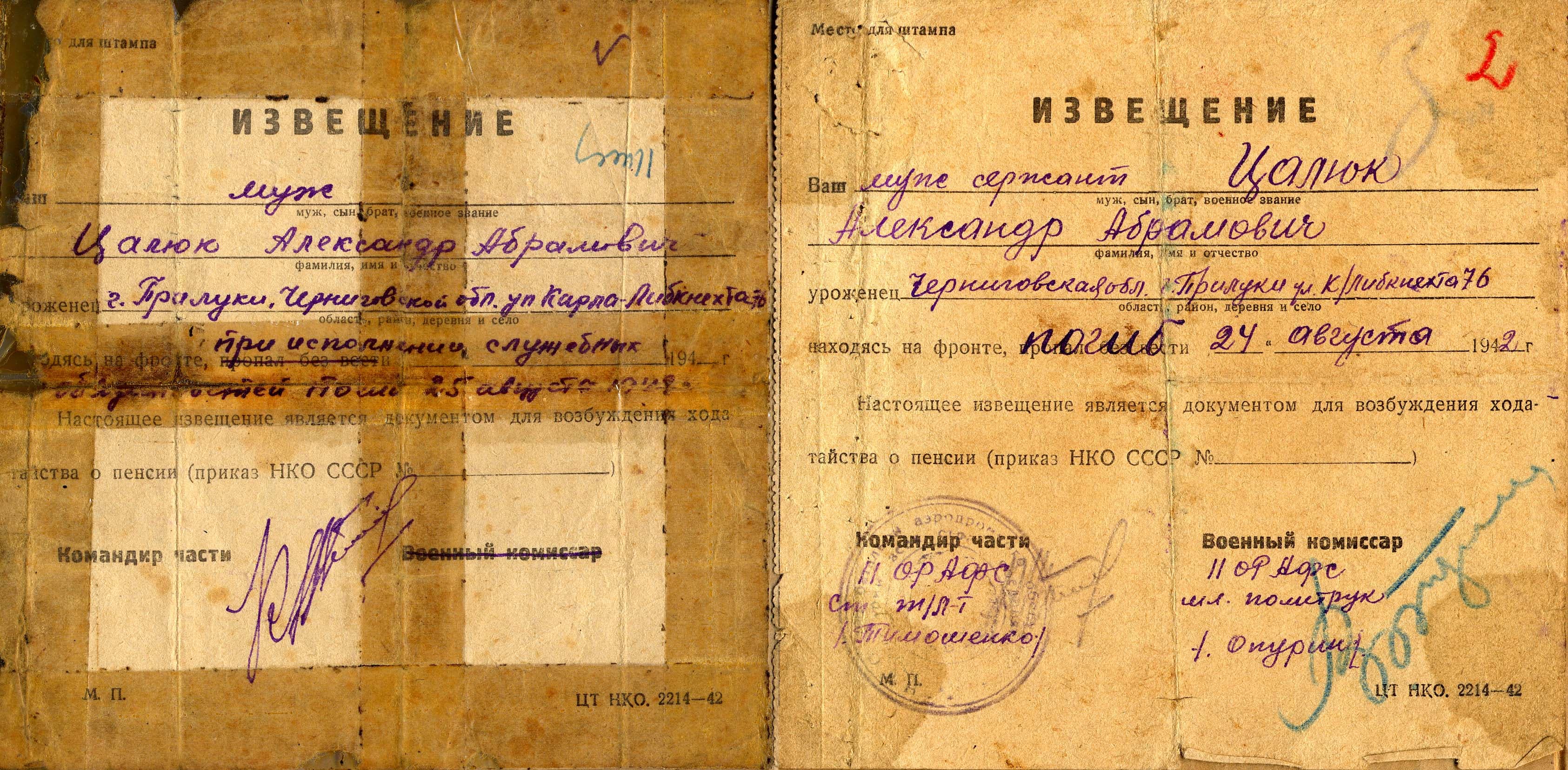 Шая Цалюк. «Погиб как герой, выполняя боевое задание»