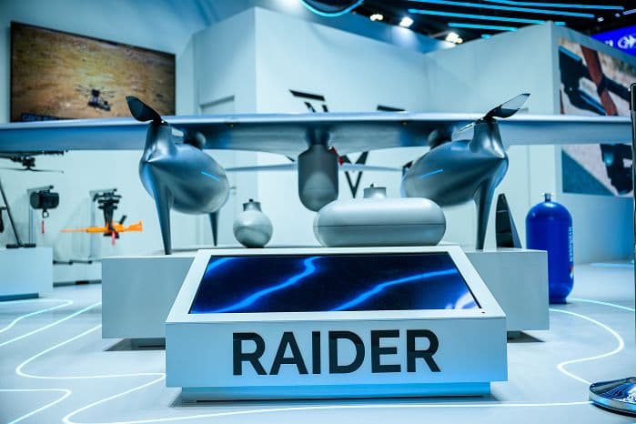Израильская компания HeavenDrones представила водородный дрон Raider с ИИ