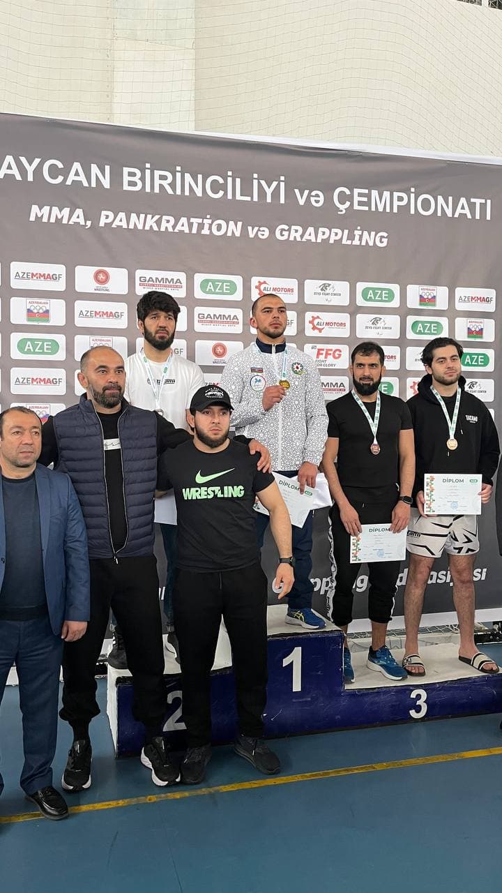 Шахнур Мехдиев из Красной Слободы завоевал две золотые медали на чемпионате по грэпплингу