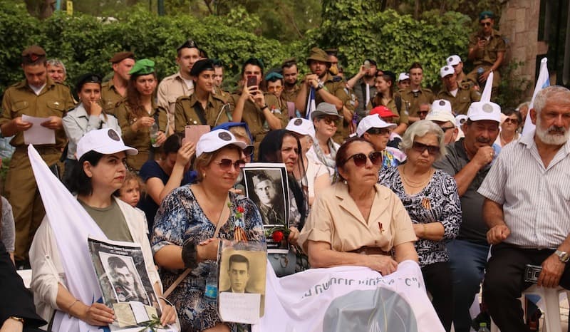 На горе Герцля в Иерусалиме прошла акция «Бессмертный полк», посвященная 26 Ияра