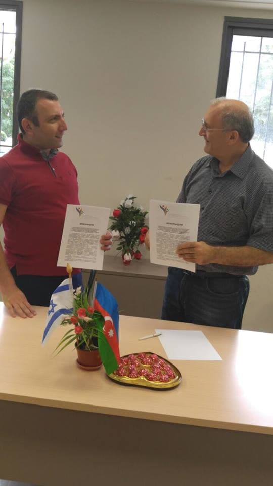 Подписан меморандум о партнерстве с представительством Бакинского международного центра мультикультурализма в Израиле