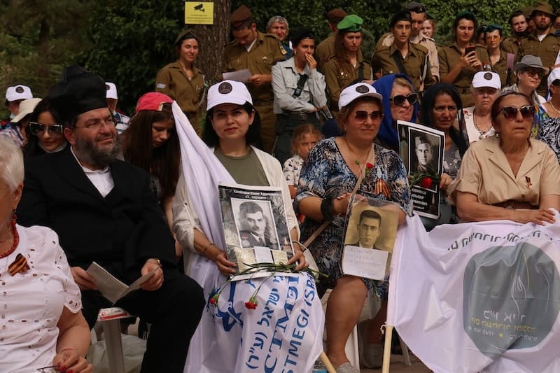 На горе Герцля в Иерусалиме прошла акция «Бессмертный полк», посвященная 26 Ияра