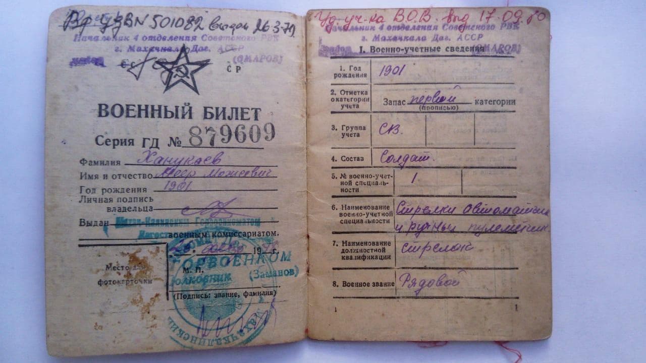 Семейная летопись Бориса Ханукаева