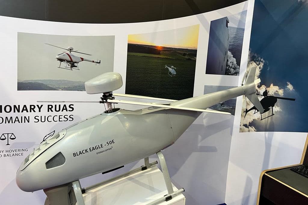 Steadicopter поставит беспилотные электровертолеты Black Eagle для ВМС Израиля