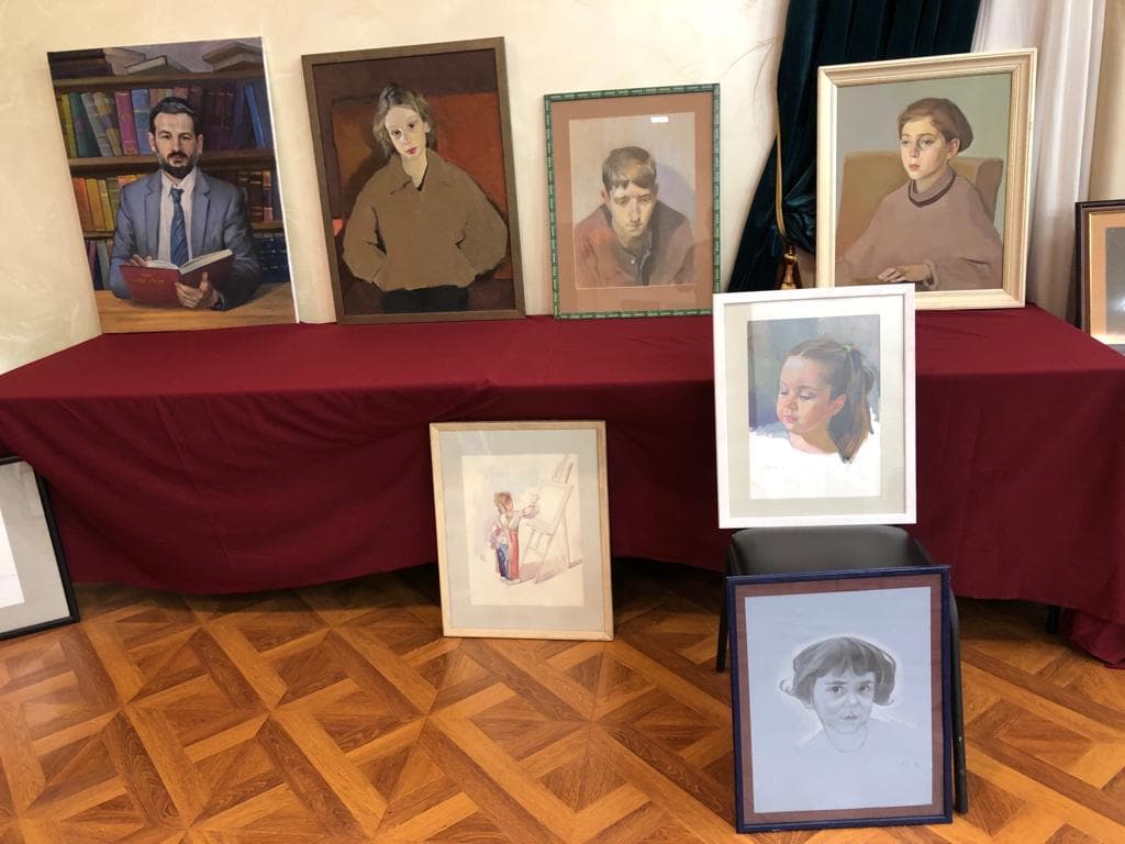 Выставка и лекция художника Бориса Хаимова прошла в ОГЕ