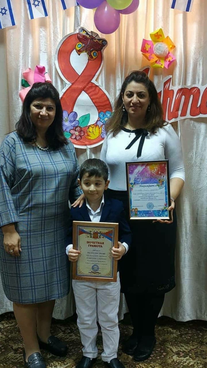 7-летний Иосиф Нагдимунов из Дербента — обладатель сертификата Минпроса РФ