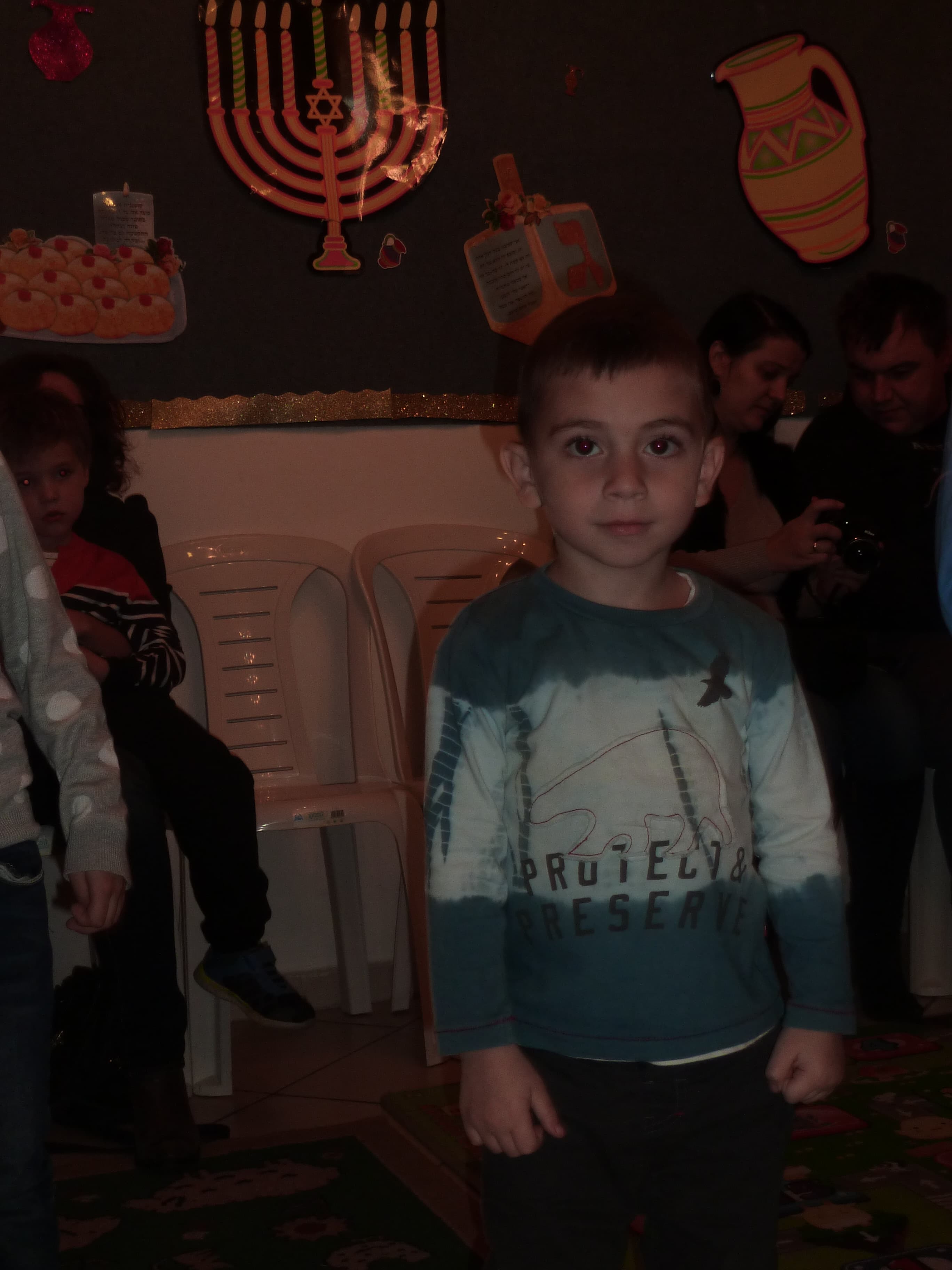 Празднование Хануки в садике «Парпар»