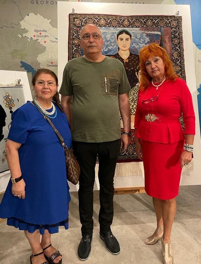 Совместная выставка живописи Рами Меира и азербайджанских ковров открылась в Тель-Авиве