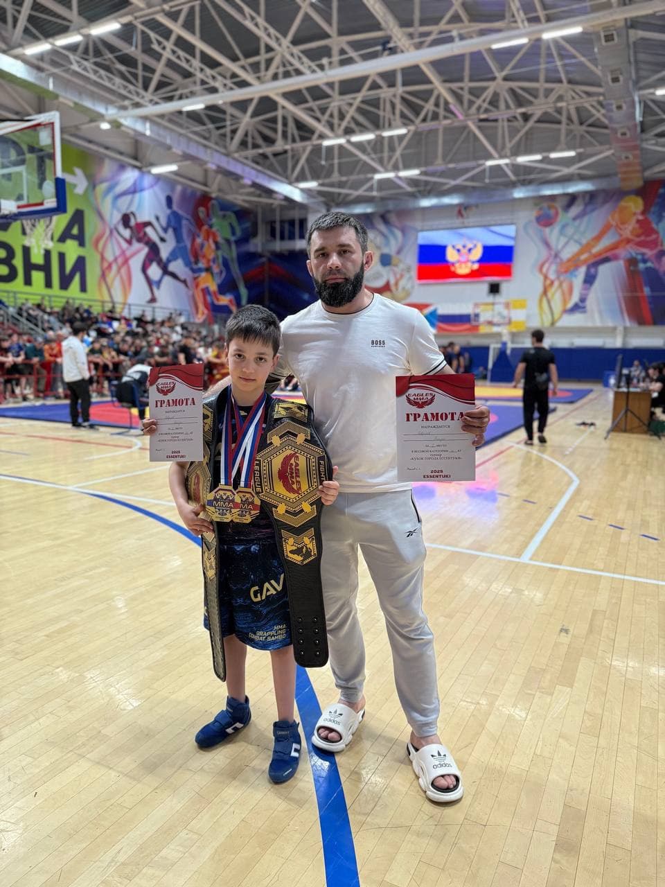 9-летний Мануэль Гаврилов из Пятигорска завоевал «серебро» на Чемпионате России по самбо
