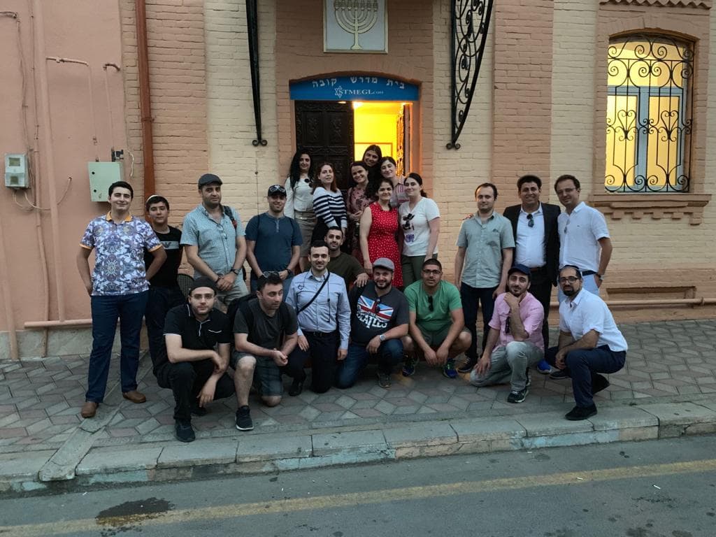 Горско-еврейская молодежь Нью-Йорка посетила Красную Слободу
