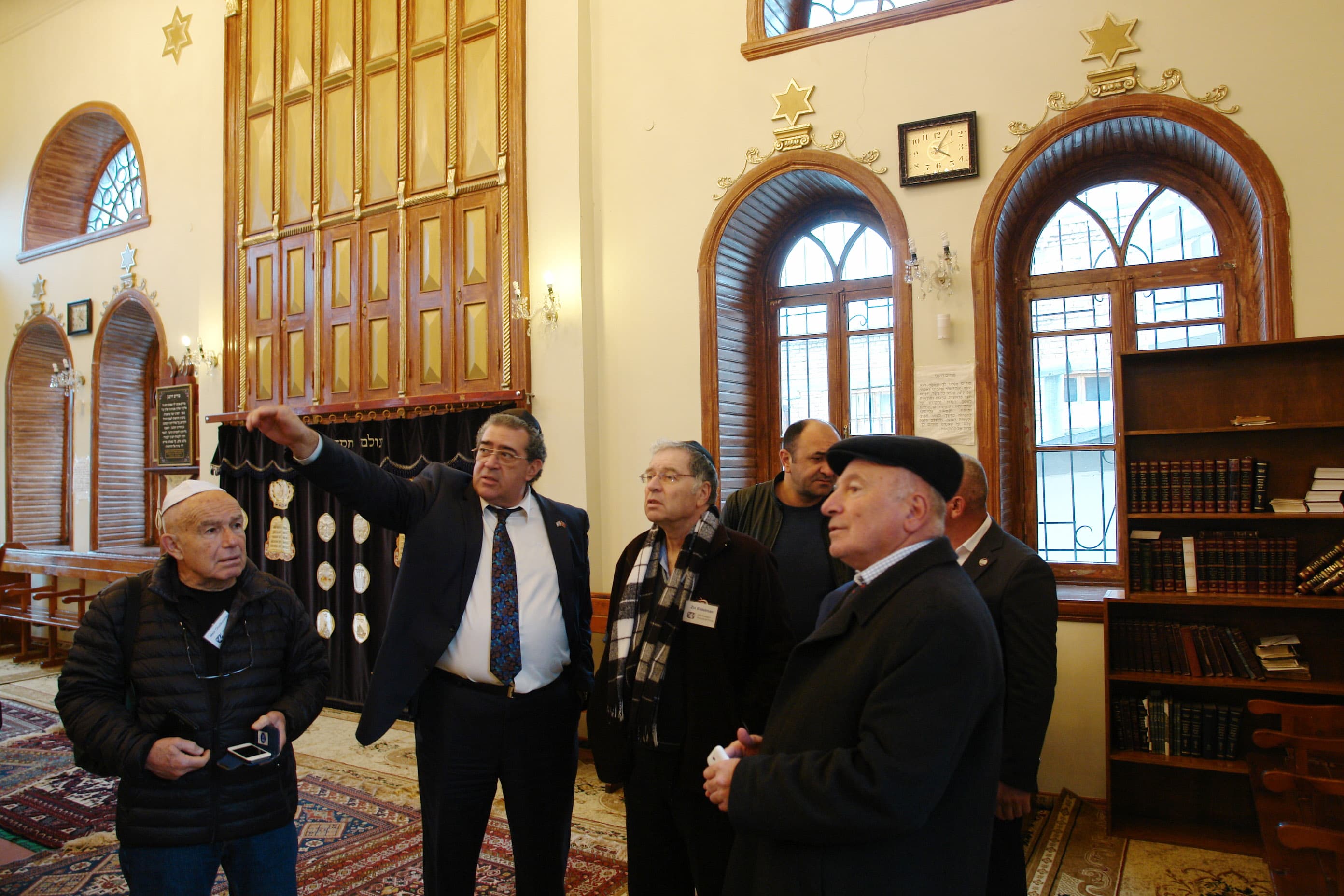 Израильские журналисты в Красной Слободе