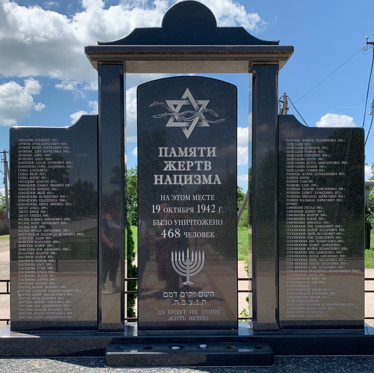 Камень памяти, колодец скорби Софьи Гавриловой