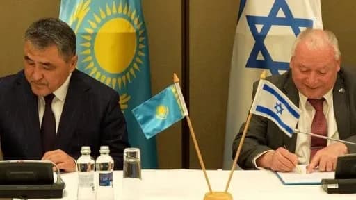 Израиль и Казахстан будут сотрудничать в сфере развития управления водными ресурсами