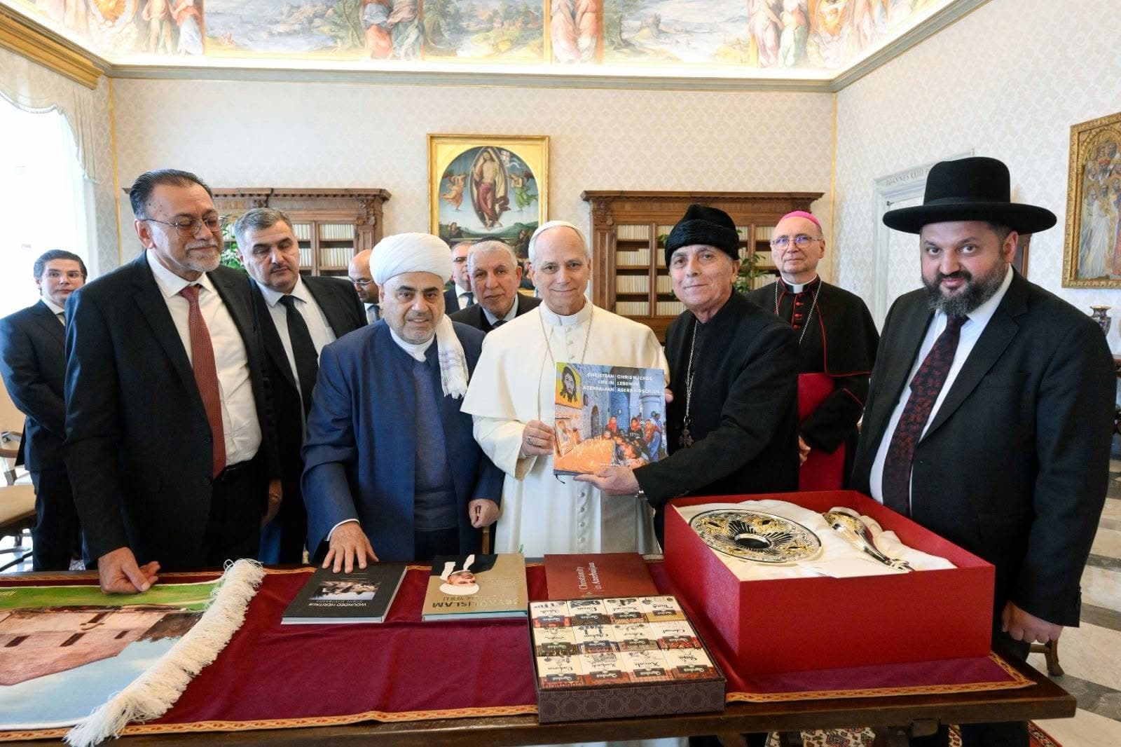 Лидеры еврейских общин Азербайджана приняли участие во встрече с Папой Римским