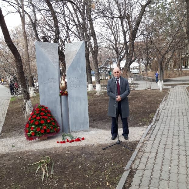 В Ереване восстановлен оскверненный ранее памятник жертвам Холокоста
